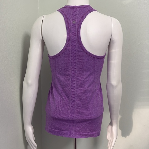 Lululemon Purple Swiftly Tank size 6 - Picture 3 of 5